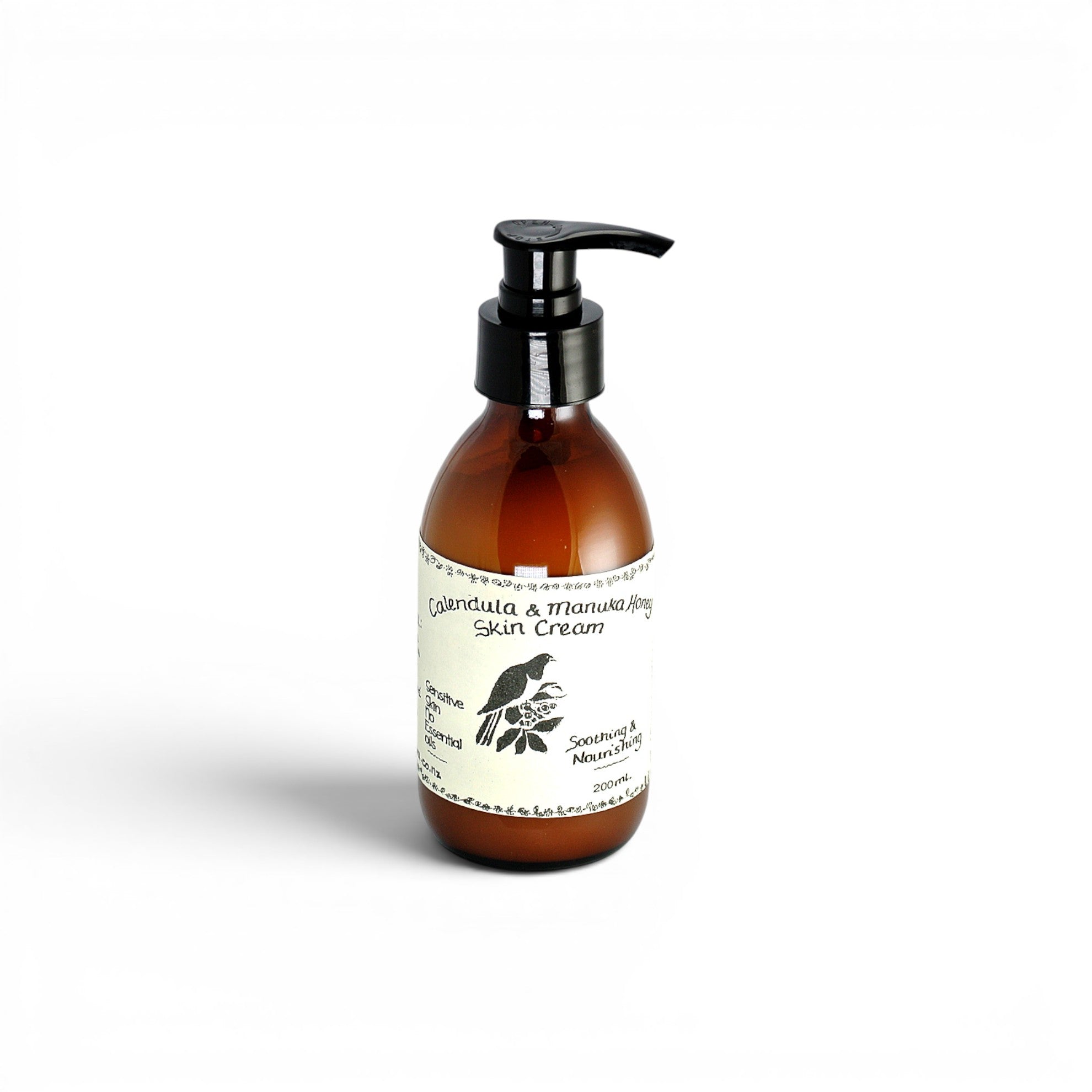 Calendula & Manuka Honey Unscented Skin Cream – 200mL Pump
