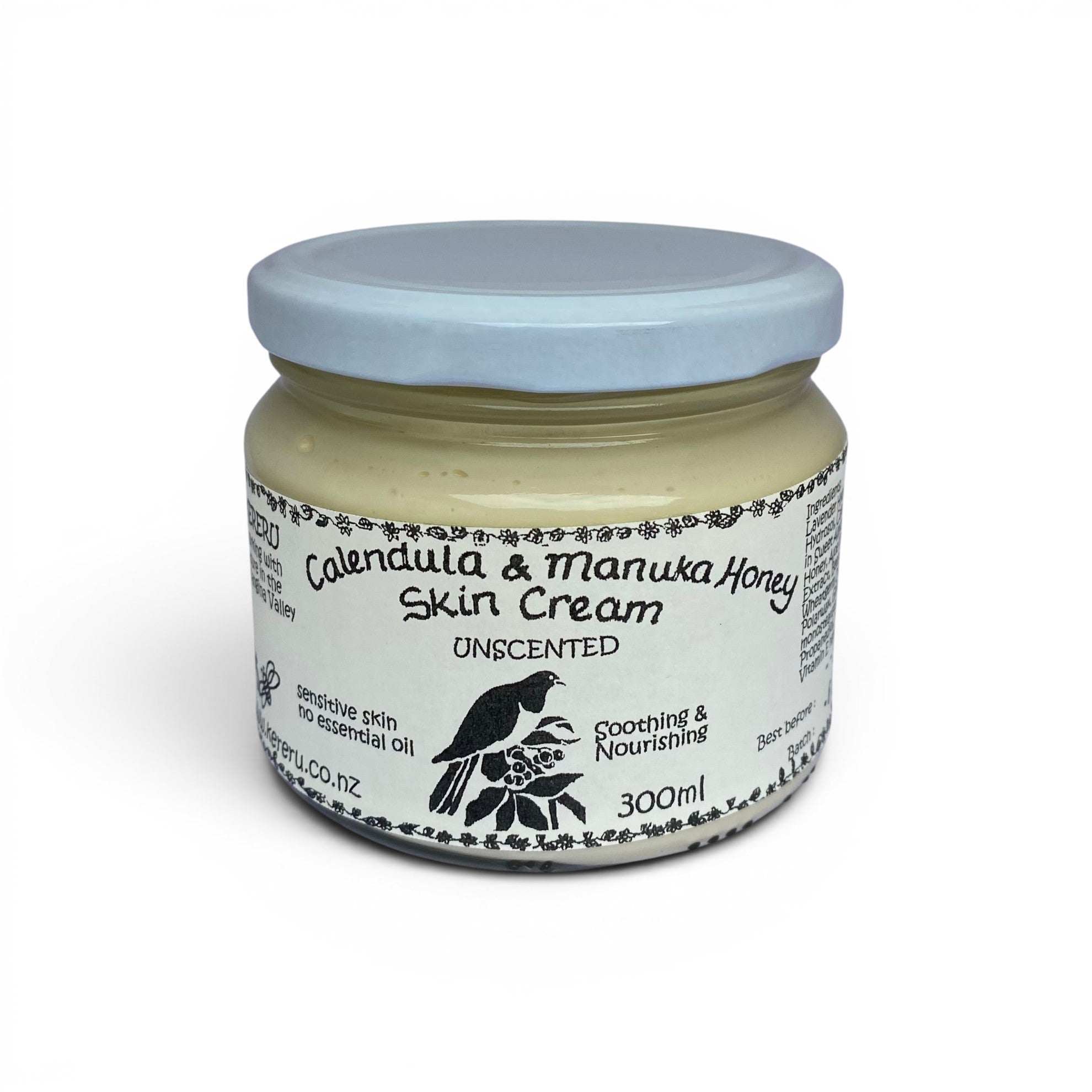 Calendula & Manuka Honey Unscented Skin Cream - 300mL