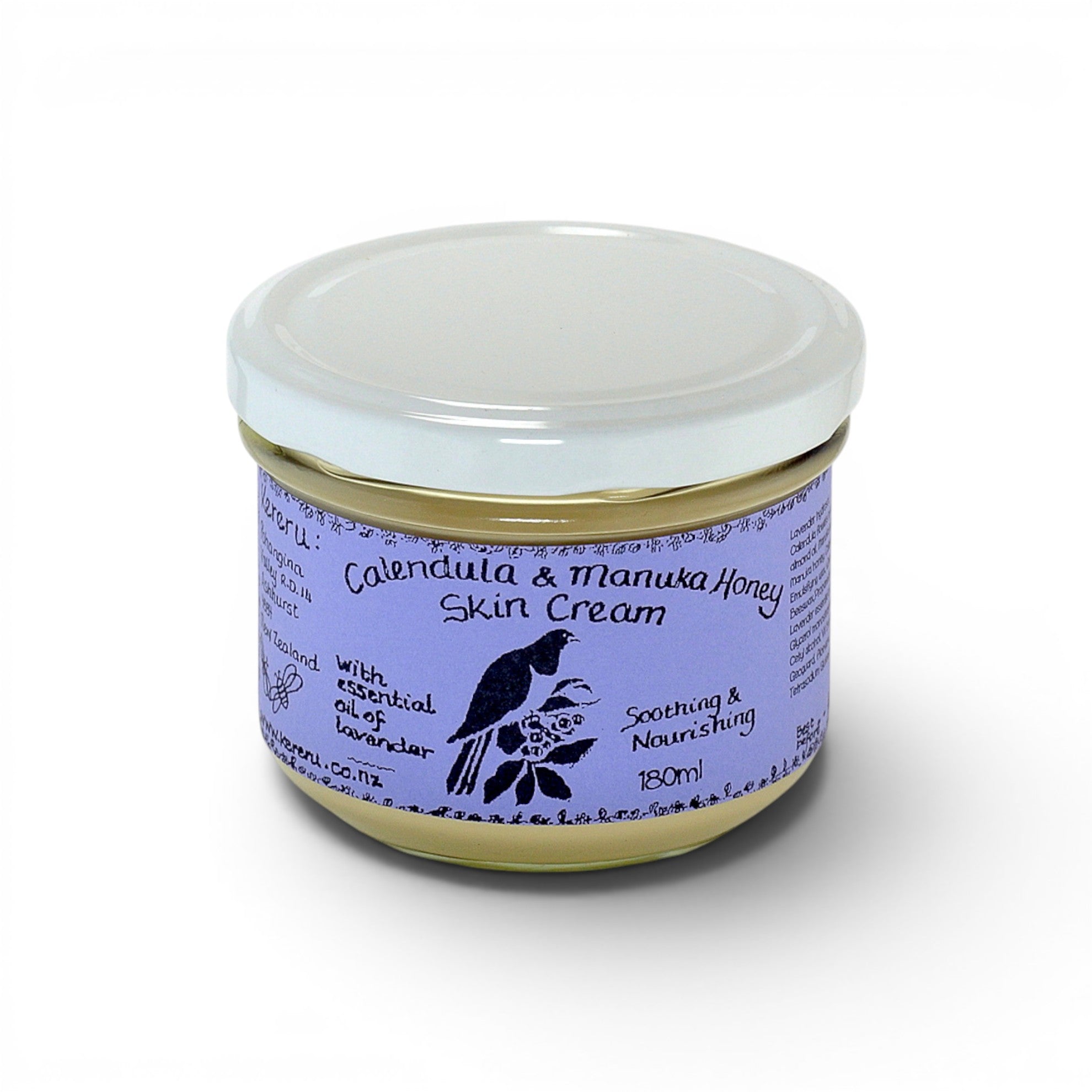 Calendula & Manuka Honey Skin Cream with Lavender - 180mL