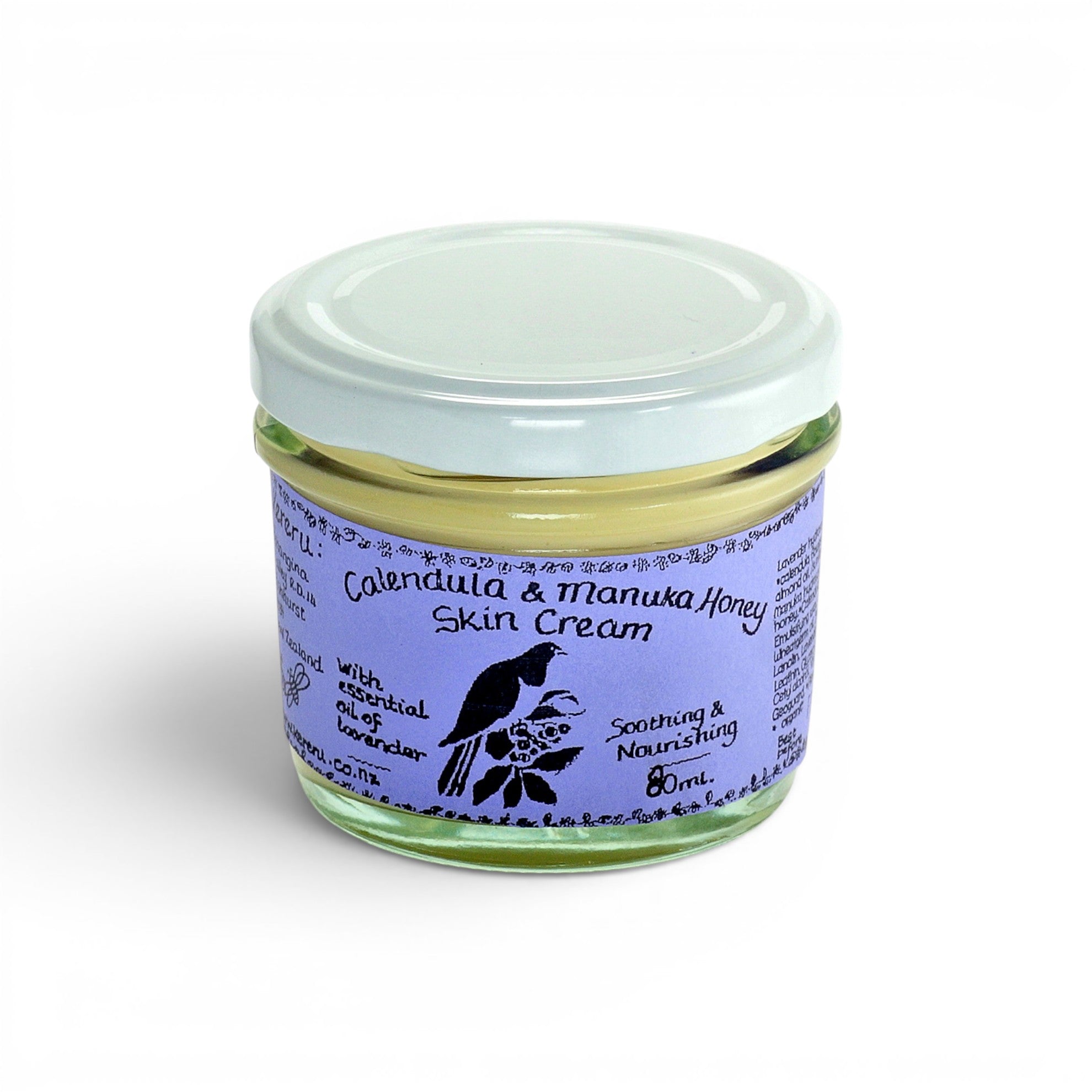 Calendula & Manuka Honey Skin Cream with Lavender  - 80mL