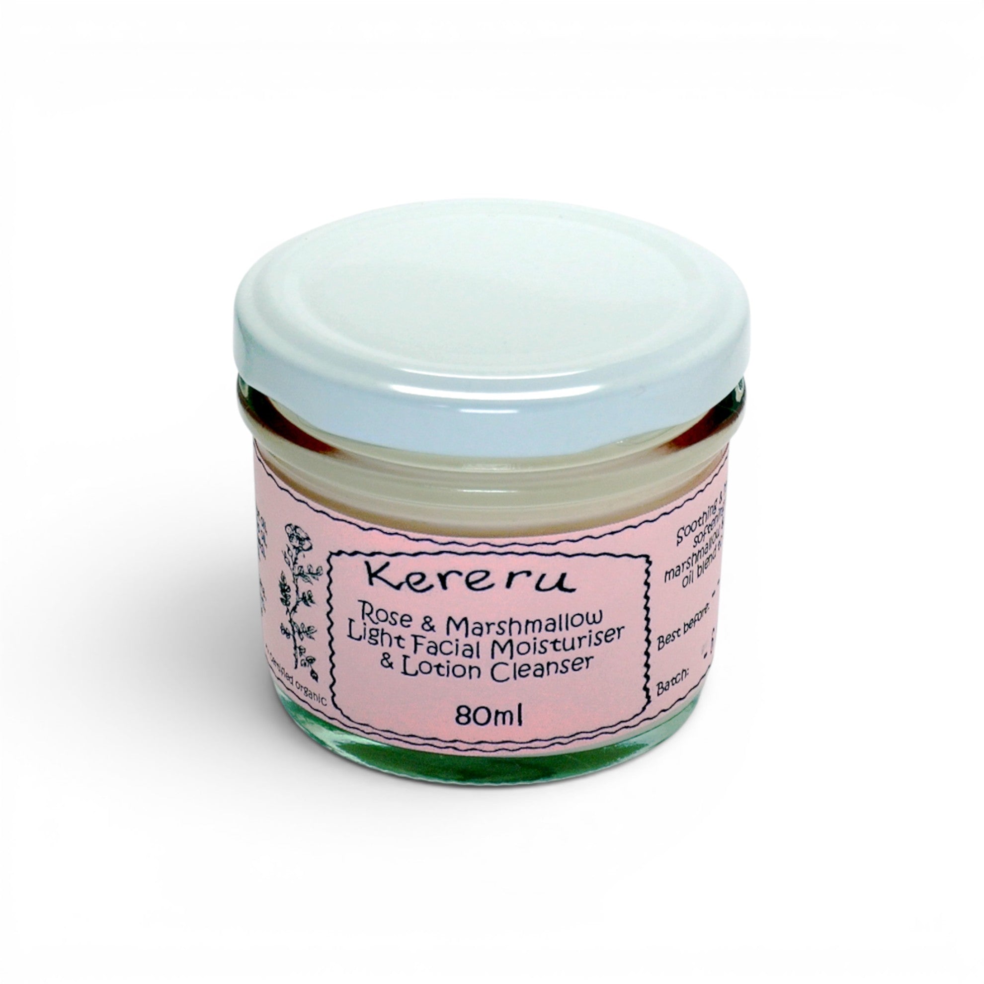 Rose & Marshmallow Light  Facial Moisturiser & Facial Cleanser - 80mL